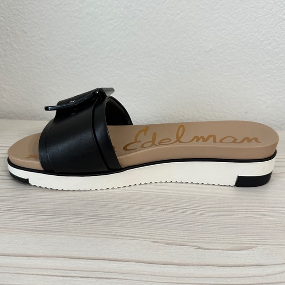 Size 8.5 Sam Edelman Ariane Black Slide Sandals - Picture 5 of 10